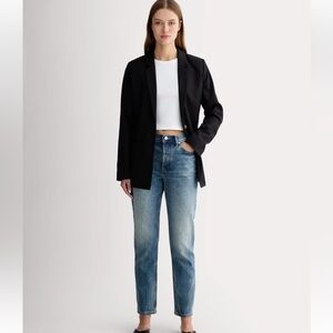 Everlane 90's light wash high waisted cheeky jeans Organic cotton Sz 27 regular